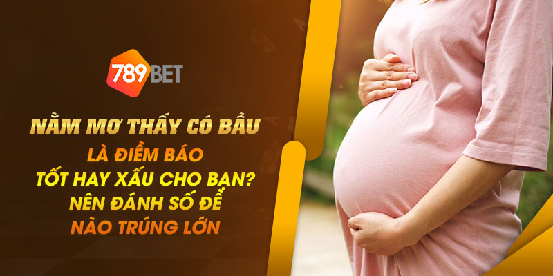 Nằm mơ thấy có bầu là điềm báo tốt hay xấu cho bạn? Nên đánh số đề nào trúng lớn 1 1 Nam mo thay co bau la diem bao tot hay xau cho ban Nen danh so de nao trung lon