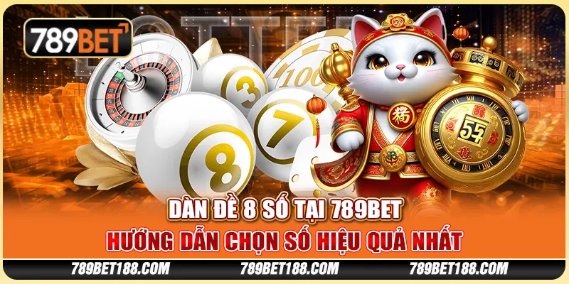 Dàn đề 8 số tại 789Bet - Hướng dẫn chọn số hiệu quả nhất