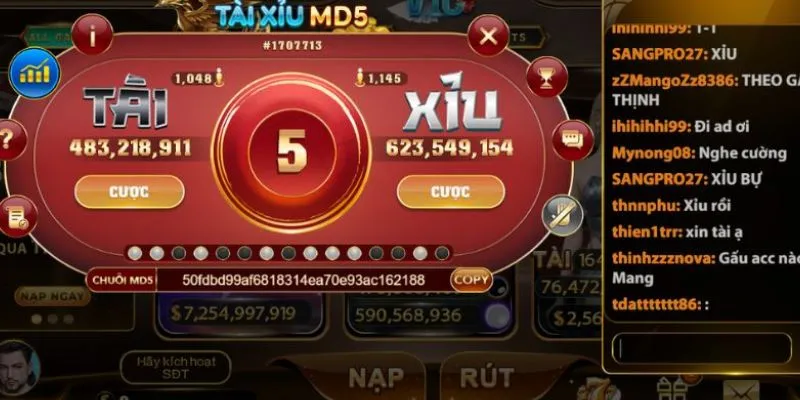 Tìm hiểu cách chơi Tài Xỉu MD5 thắng lớn