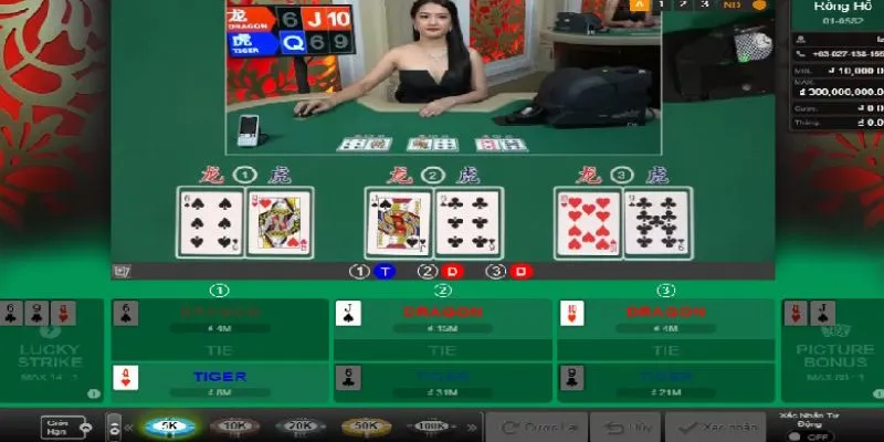So sánh bài Rồng Hổ với game bài khác